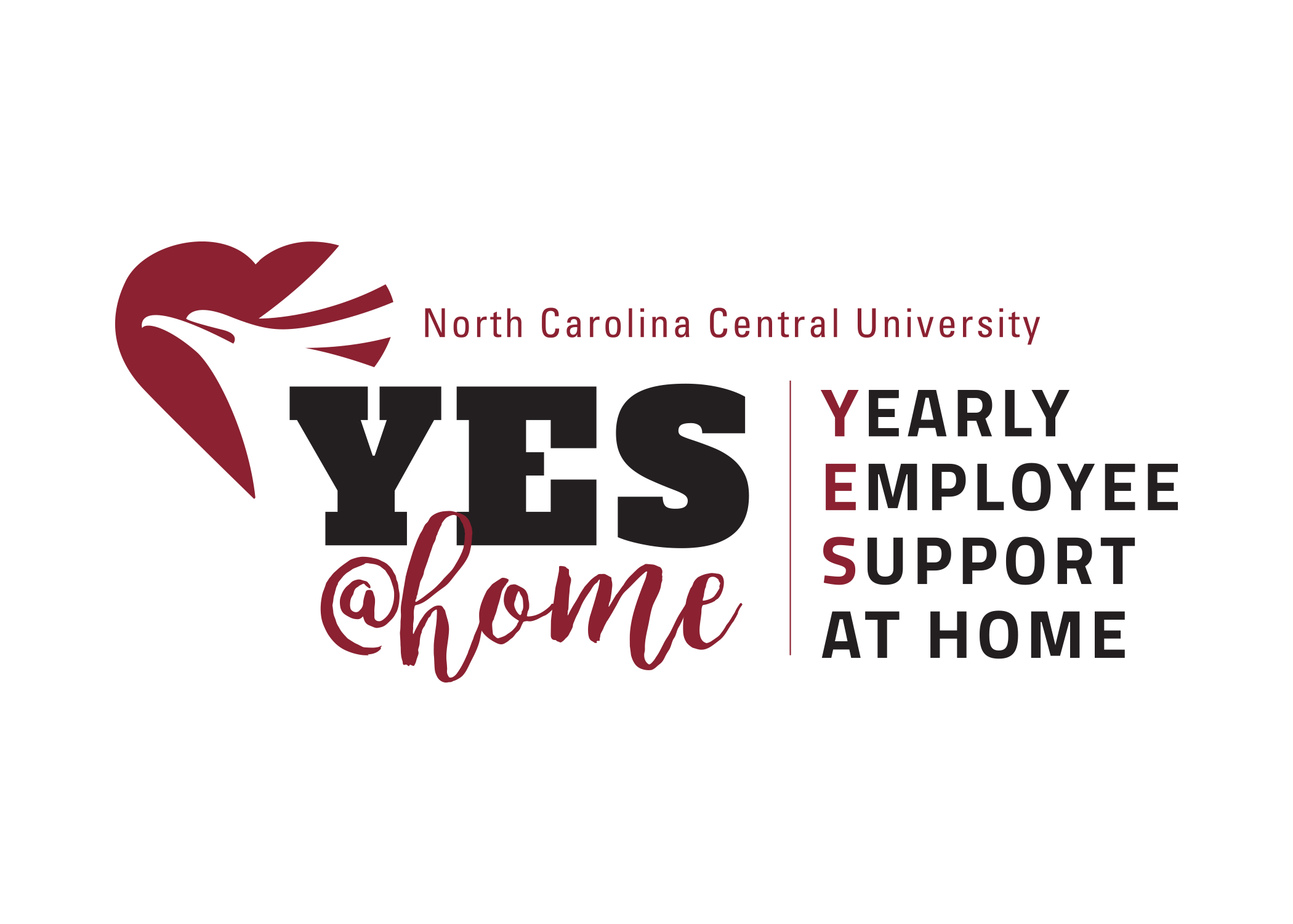 Yes Campaign Logo showing Yearly Employee Support at home