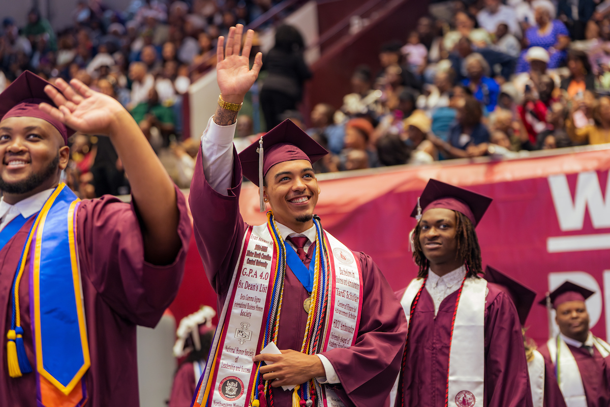 NCCU Students at Spring 2025 Commencement