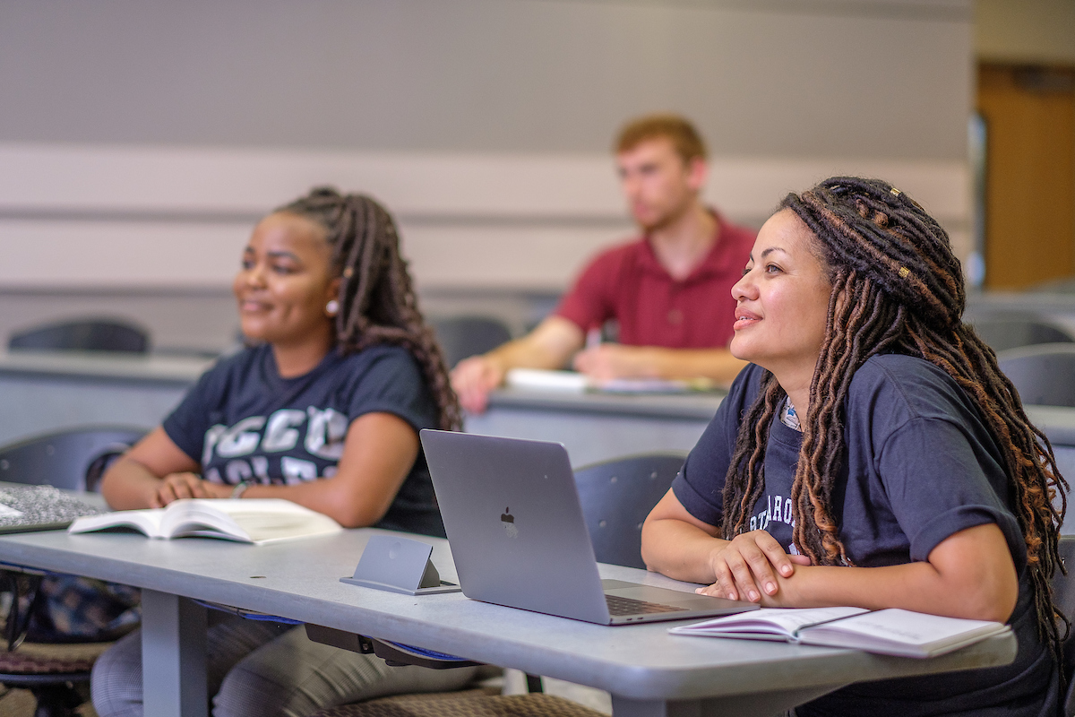 students in class