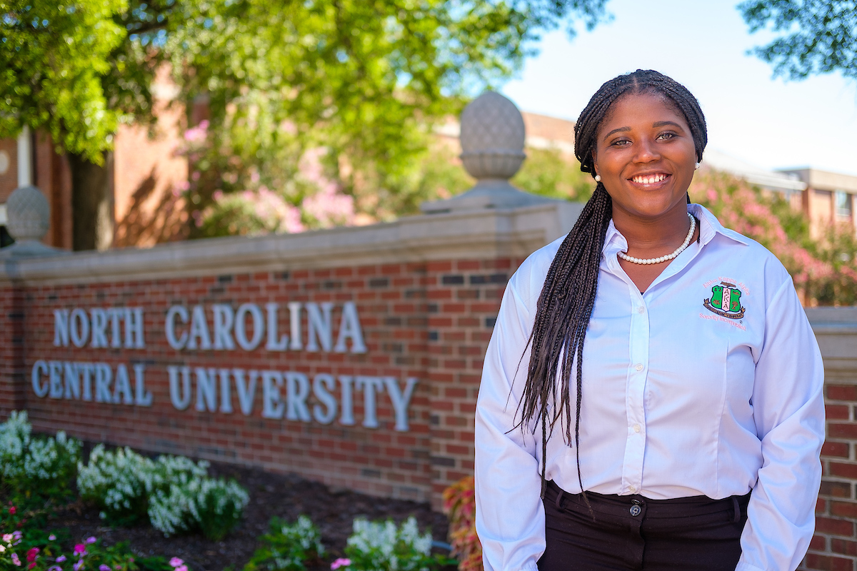 NCCU Student Smiling