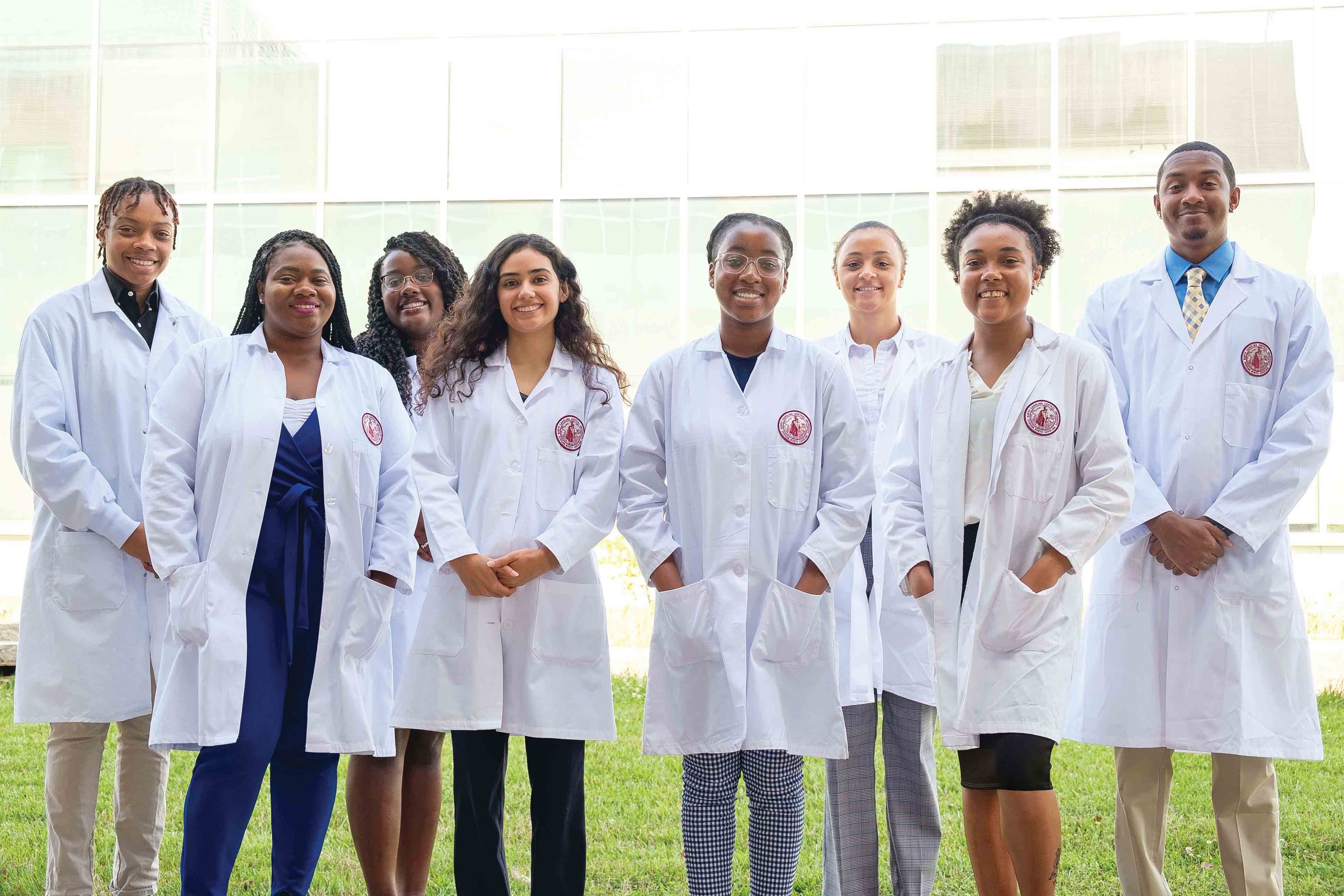 NCCU Health Careers Access Program Students