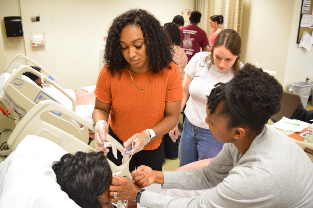 Students on lab