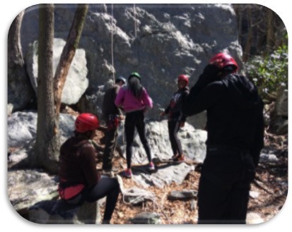 Eagles are doing adventure activities