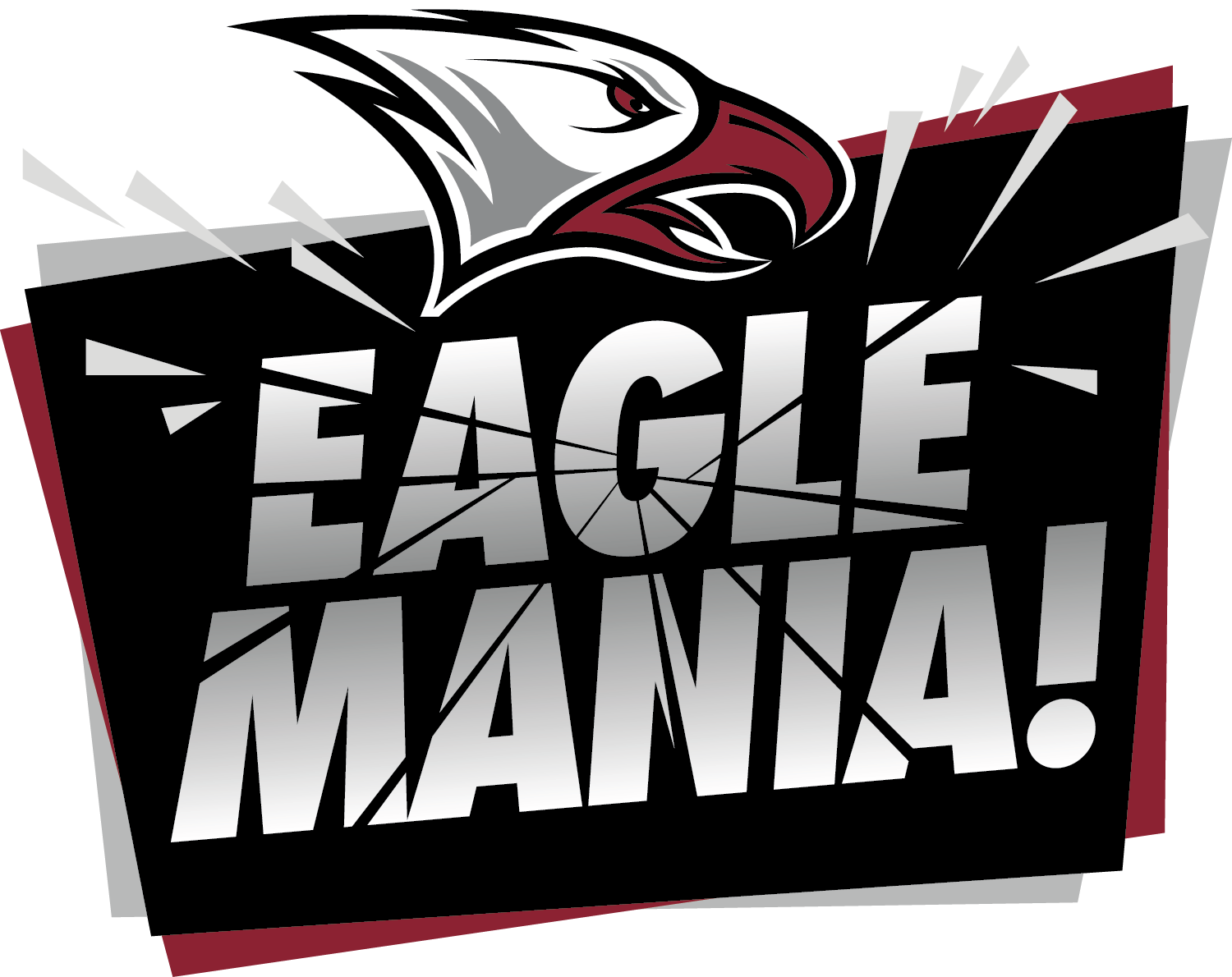 The NCCU Eagle Mania logo