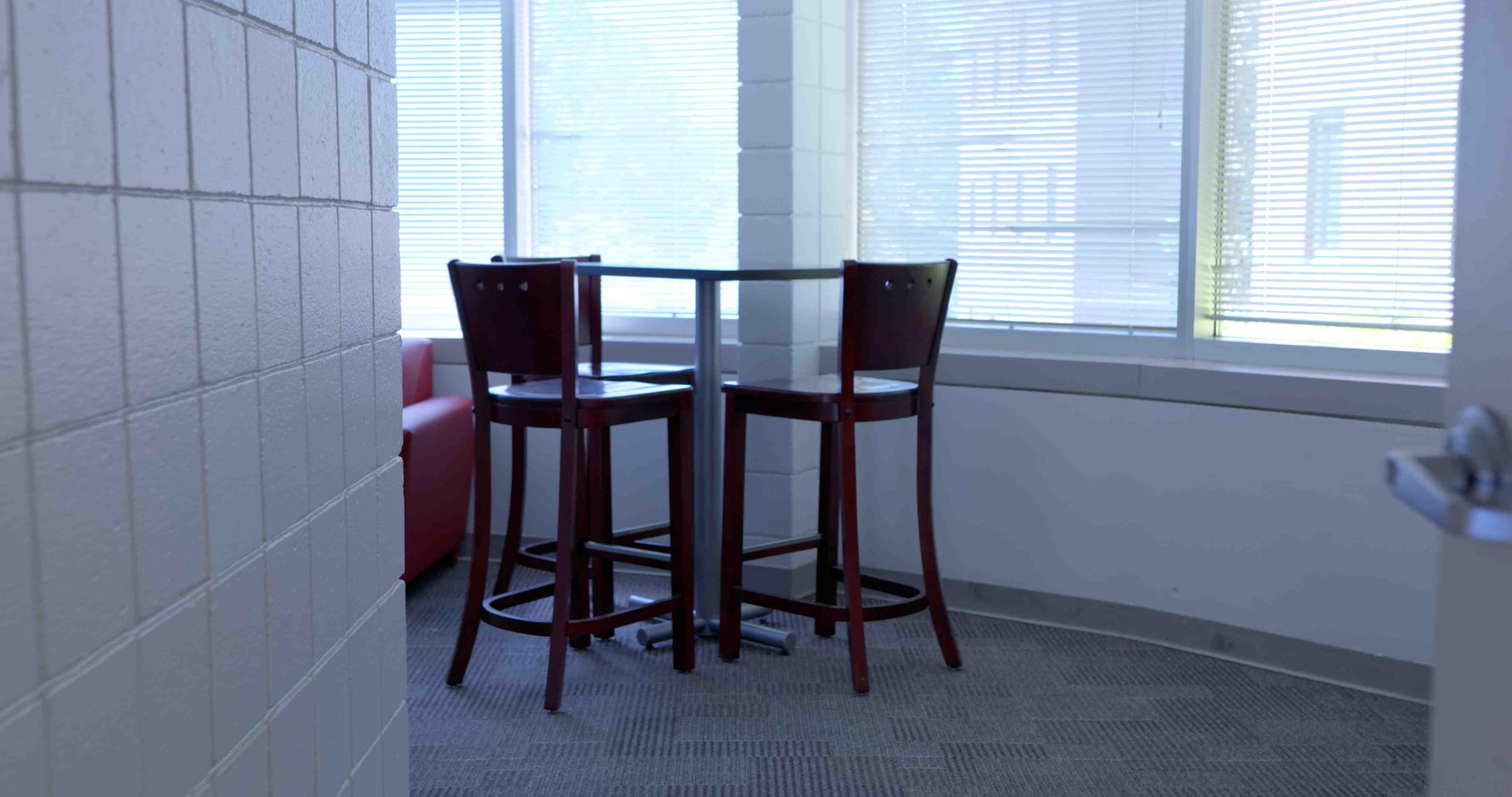 Inside New Residence Hall II Building