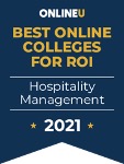 OnlineU Best Online Colleges for ROI in Hospitality Management 2021
