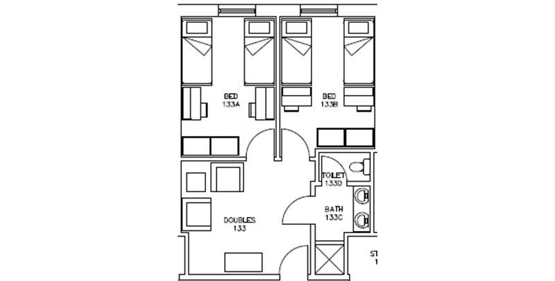 Ruffin Doubles Floor Plan