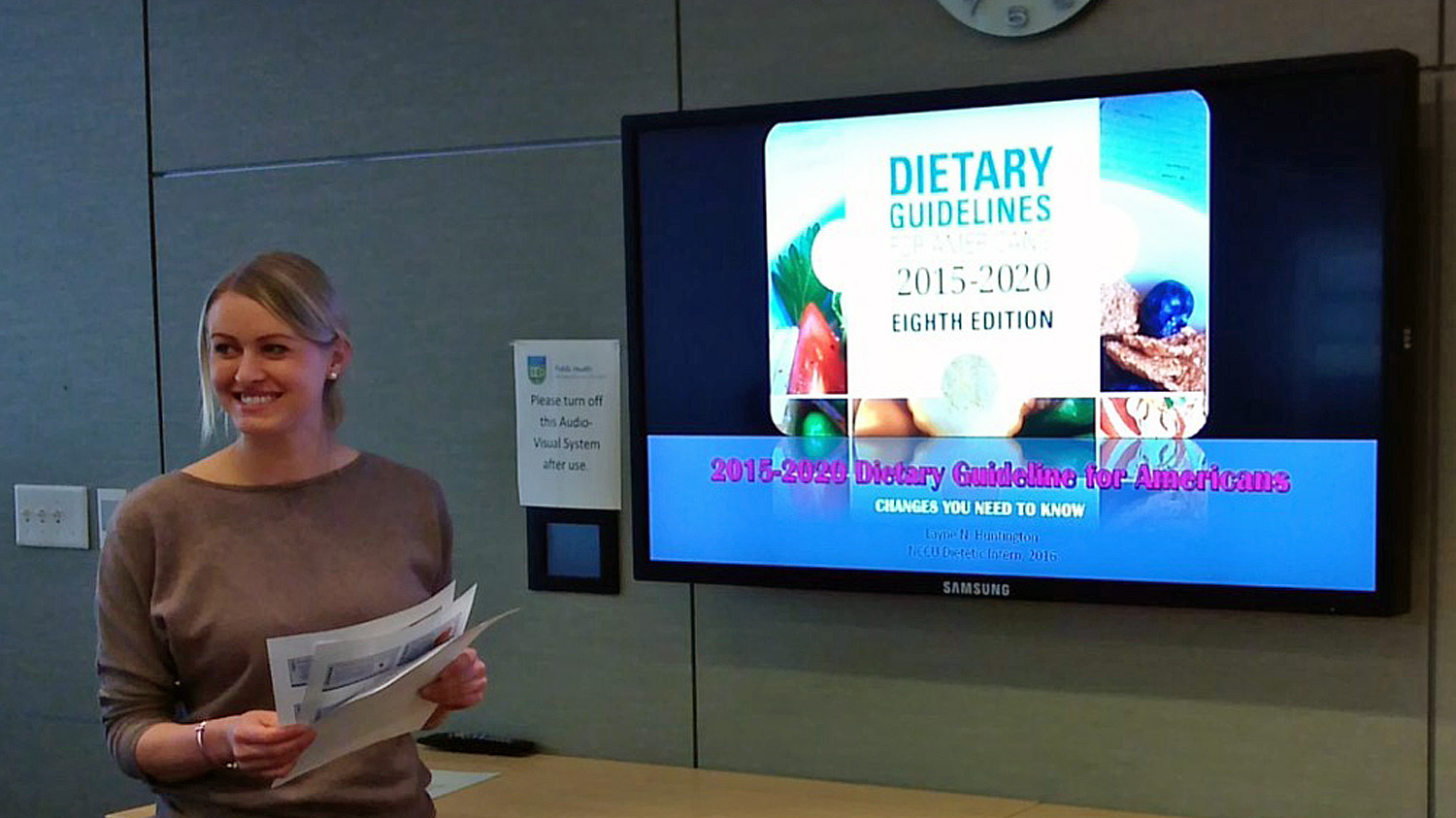 student dietary guidelines
