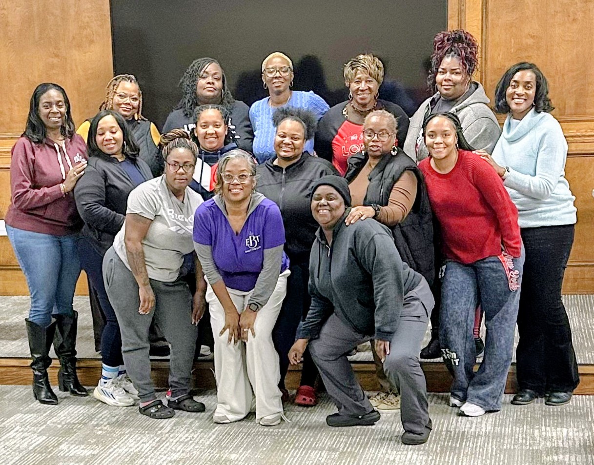 first cohort of doula training program smiles