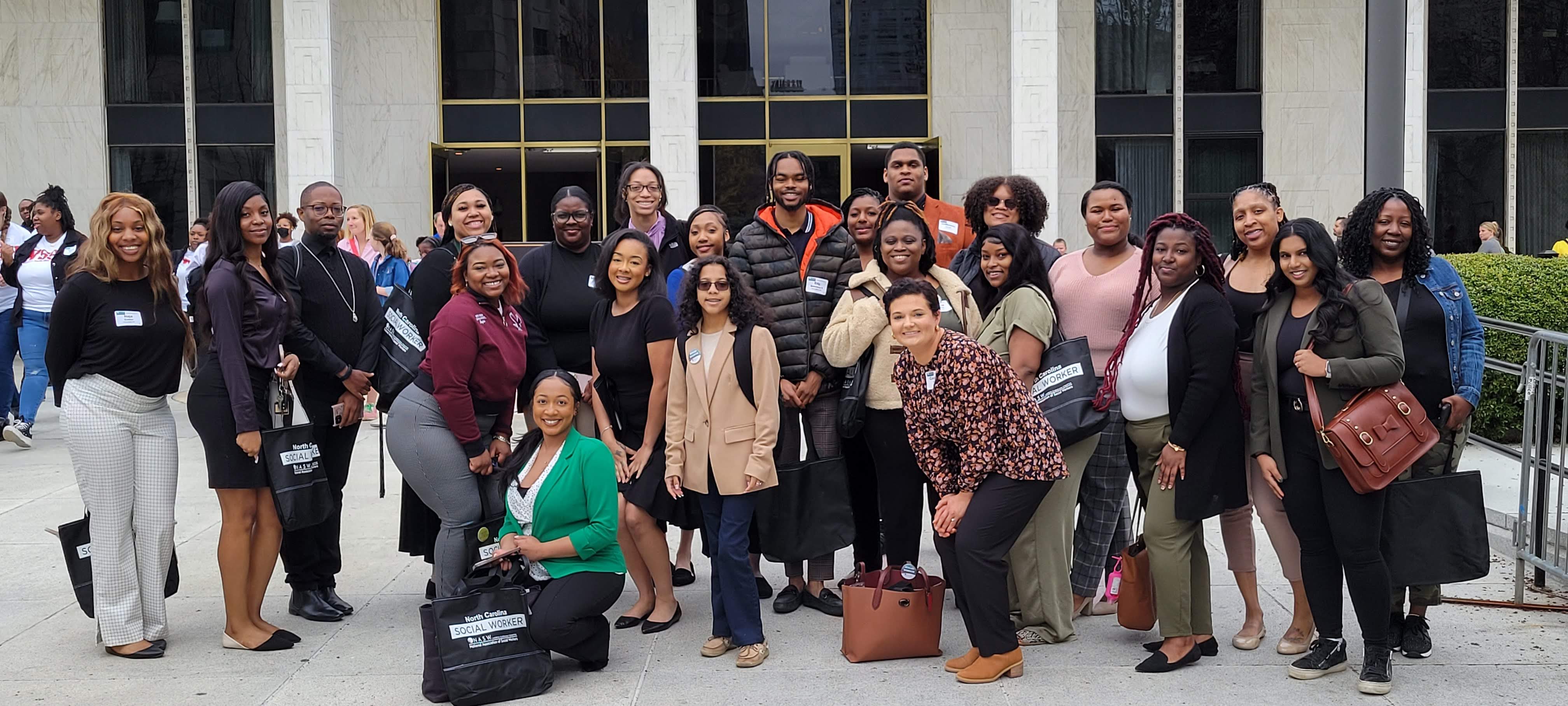 social worker student group photo