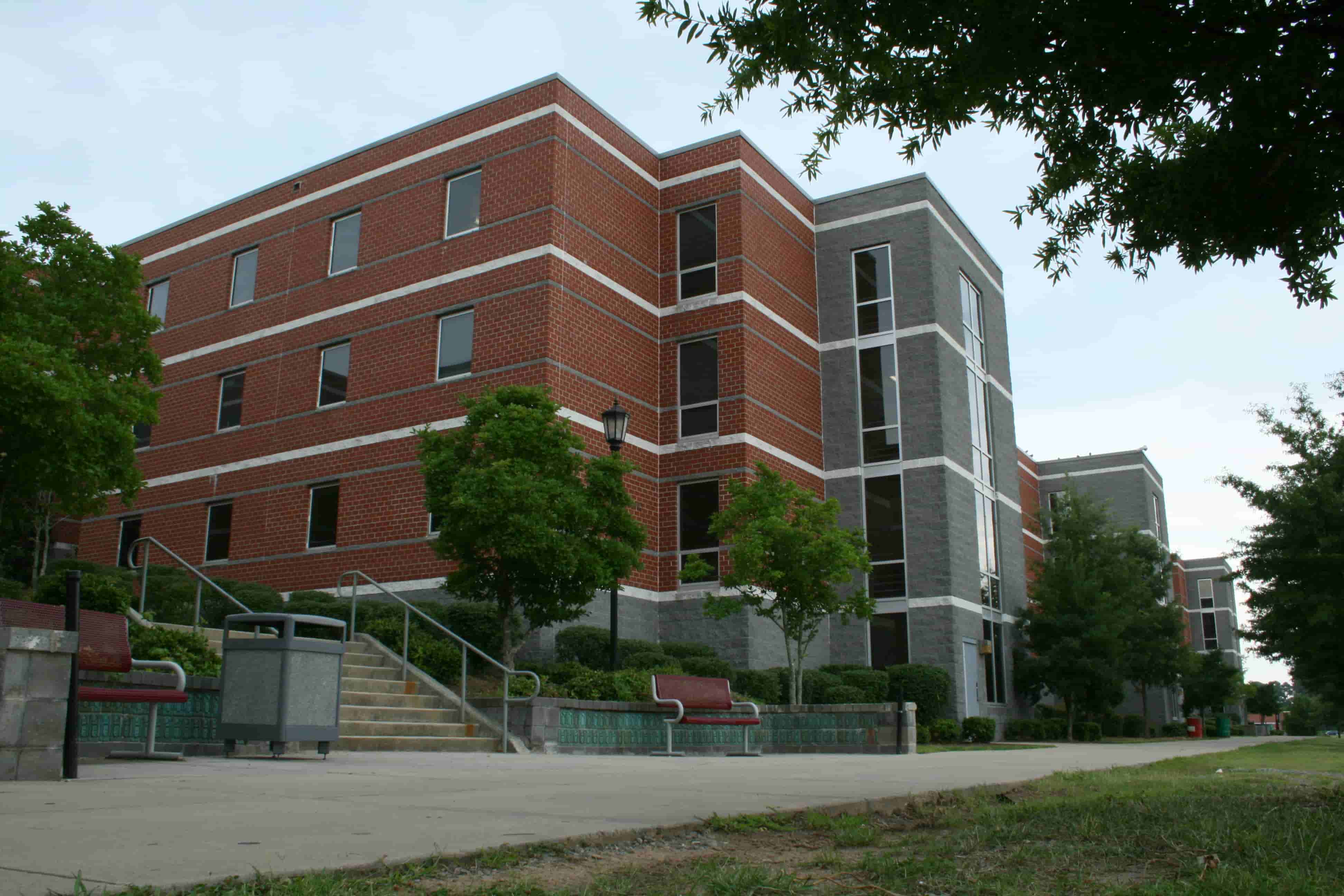 The view of New Residence Hall II Building