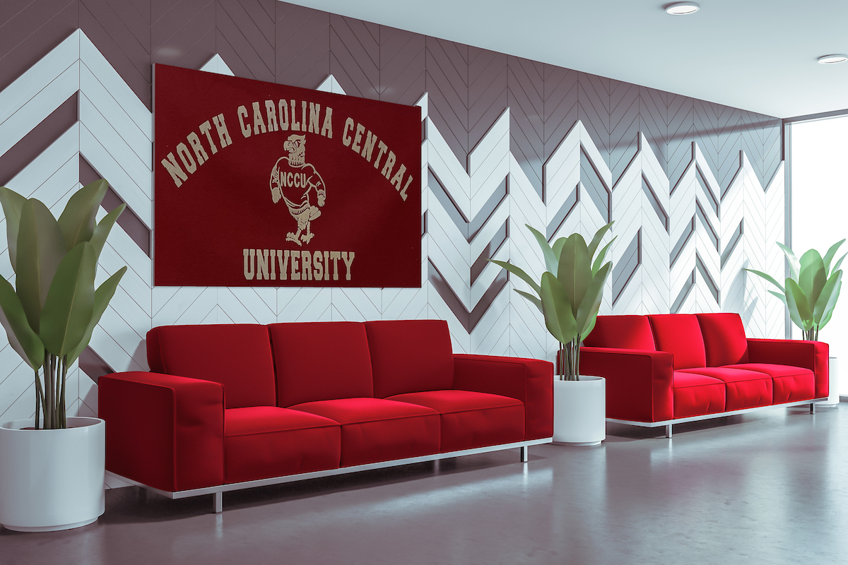 NCCU on the wall