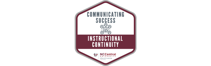 Communicating Success Badge