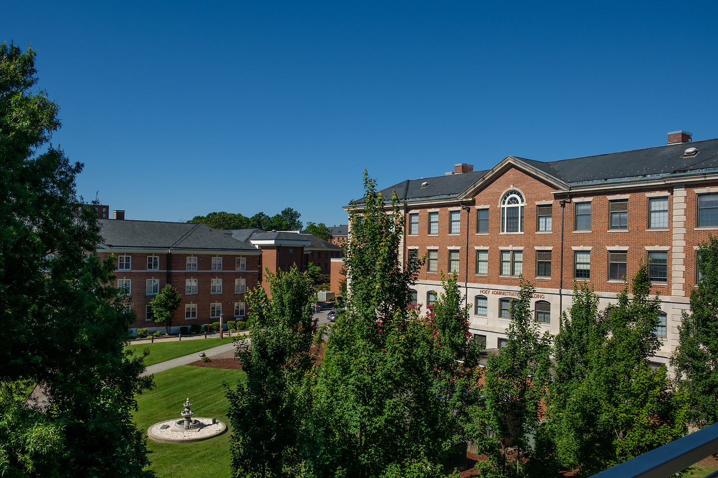 Overhead view of the NCCU campus.