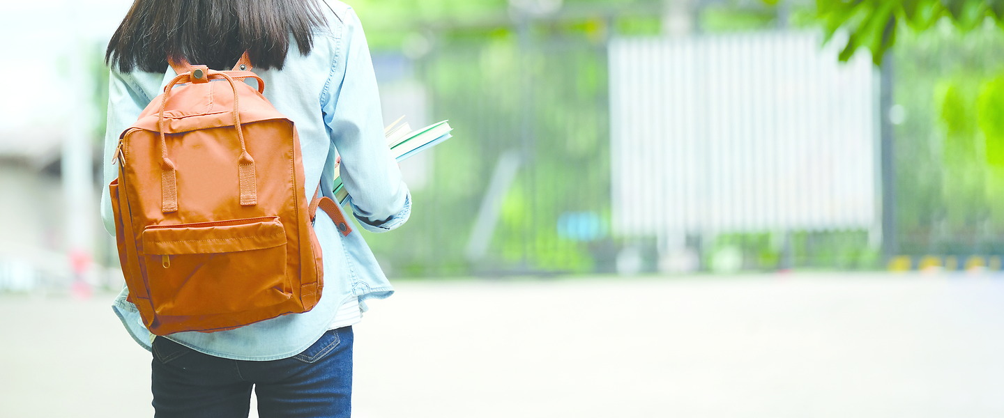 Stock Image of Student with Books