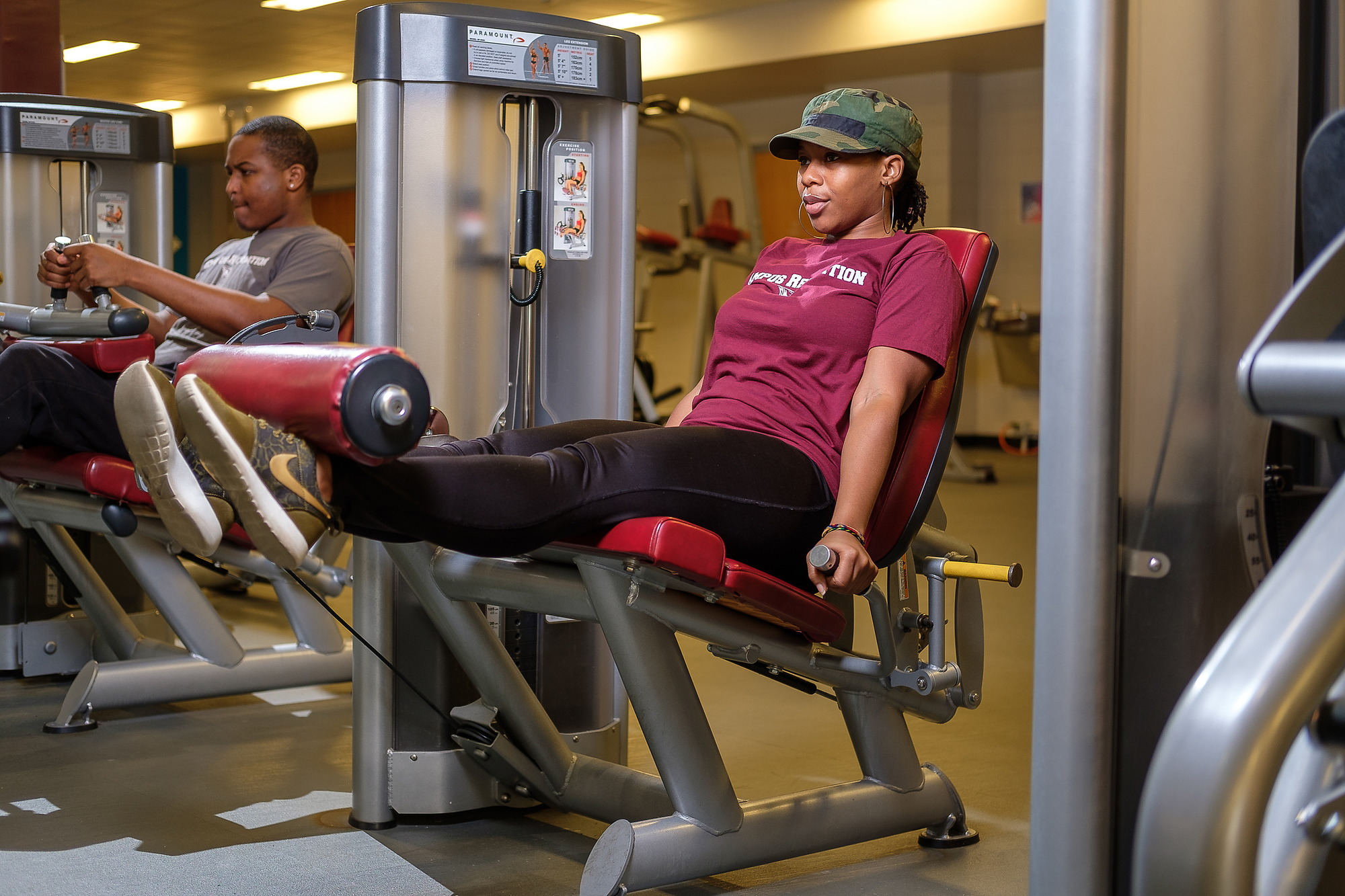 Students in Gym doing exercise
