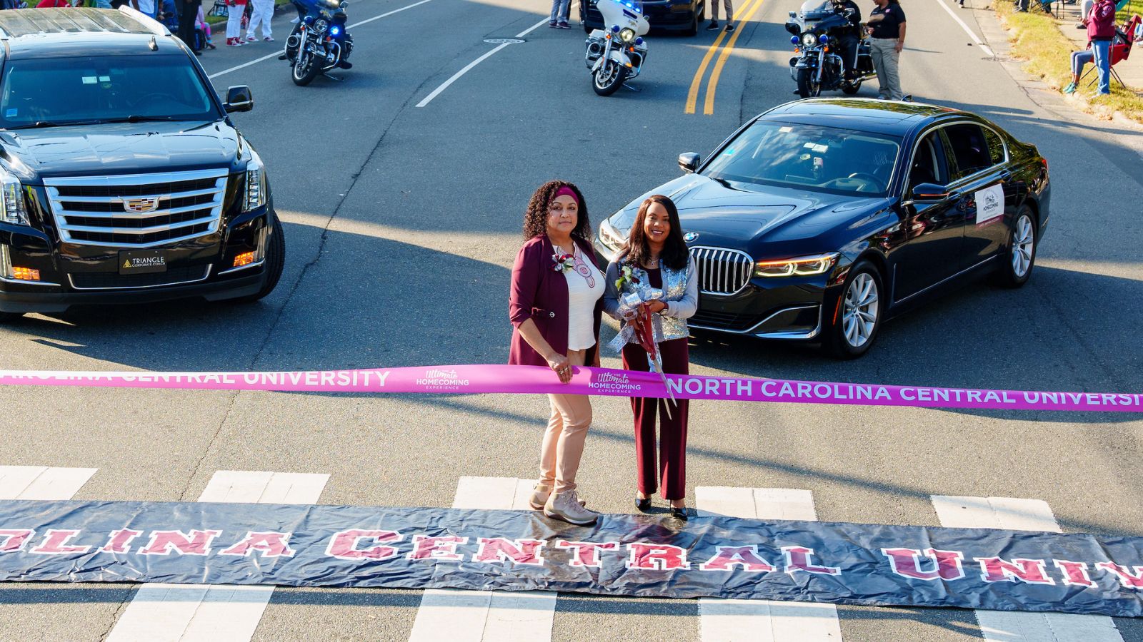 Chancellor on Homecoming Parade