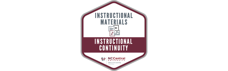 Instructional Materials Badge