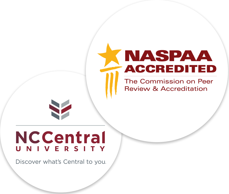 NCCU and NASPAA logo