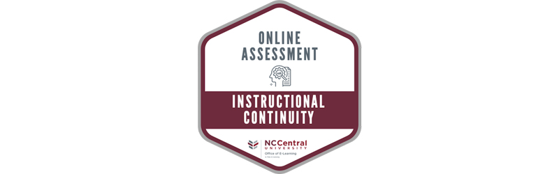 Online Assessment Badge