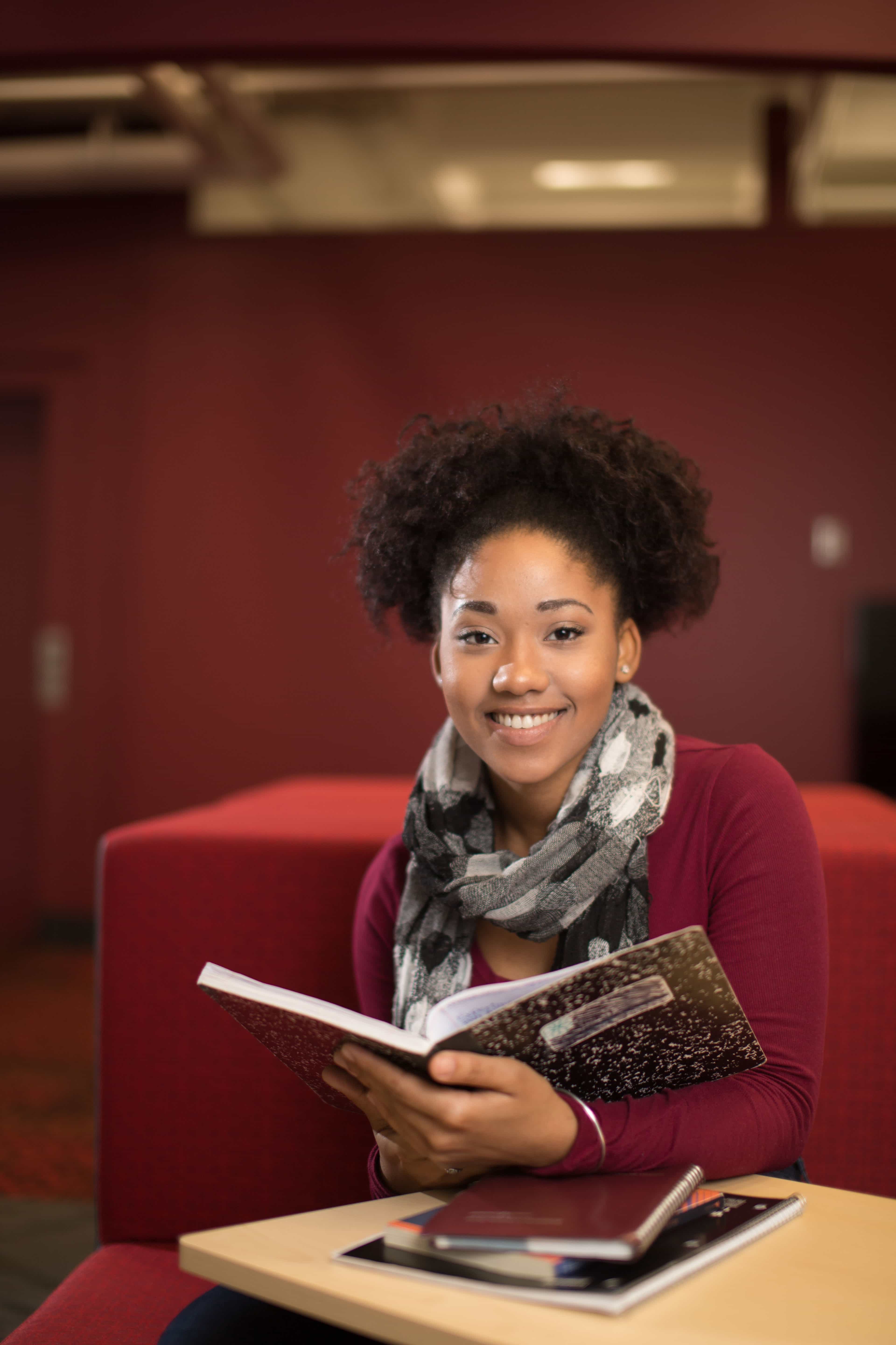 Student with Book