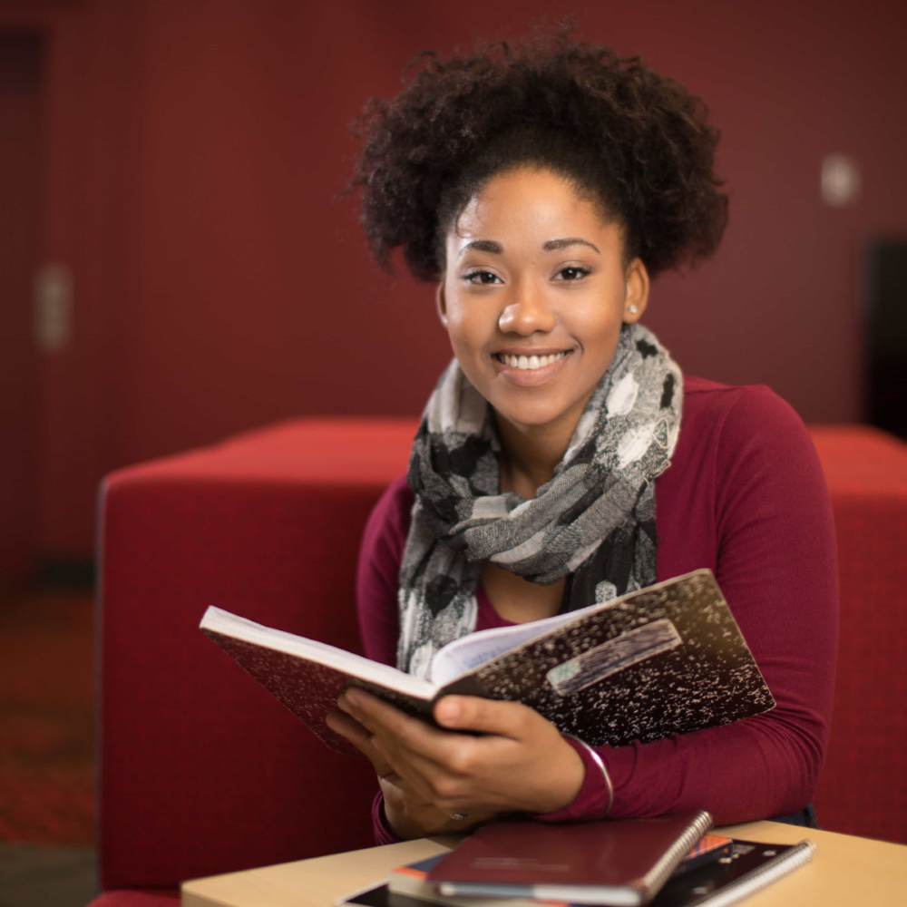 Student with Book