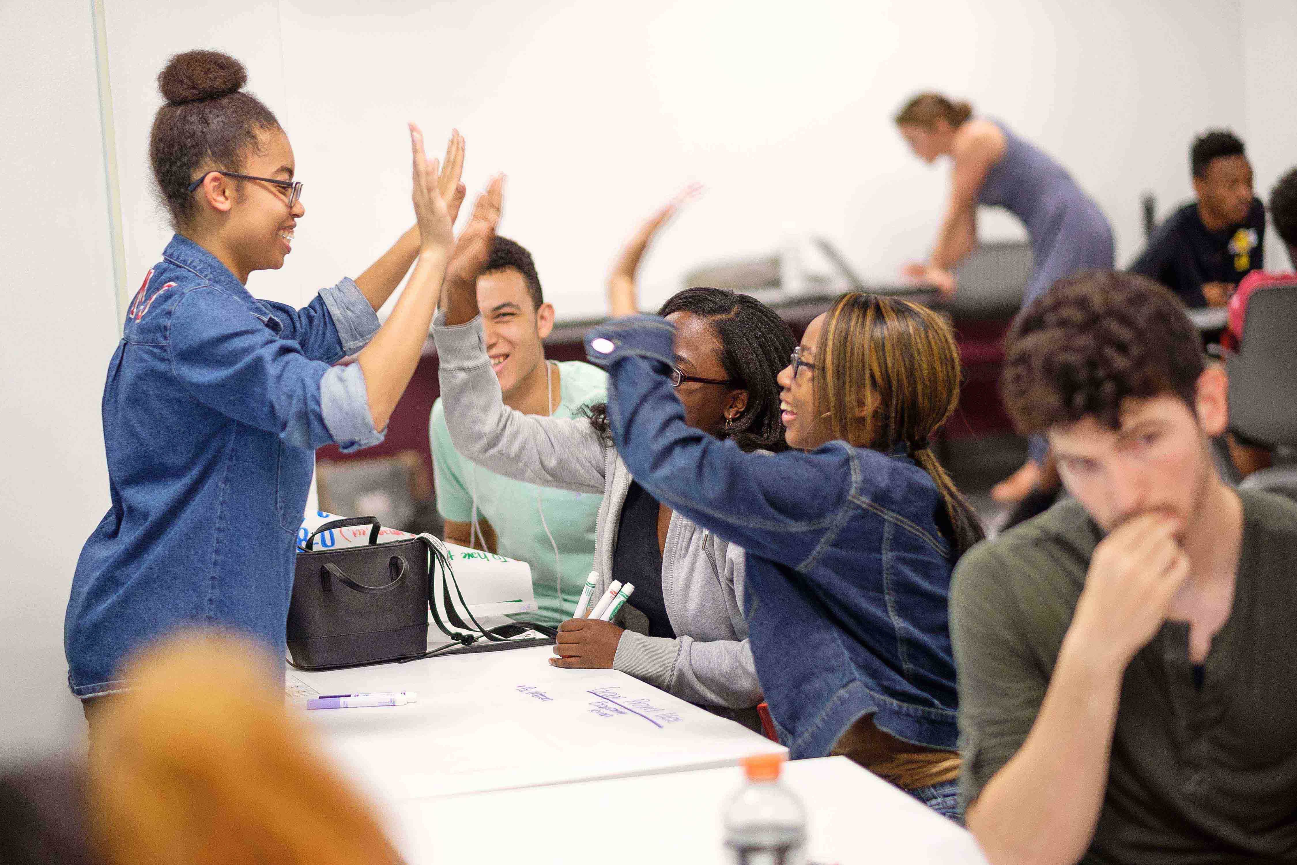 students in classroom