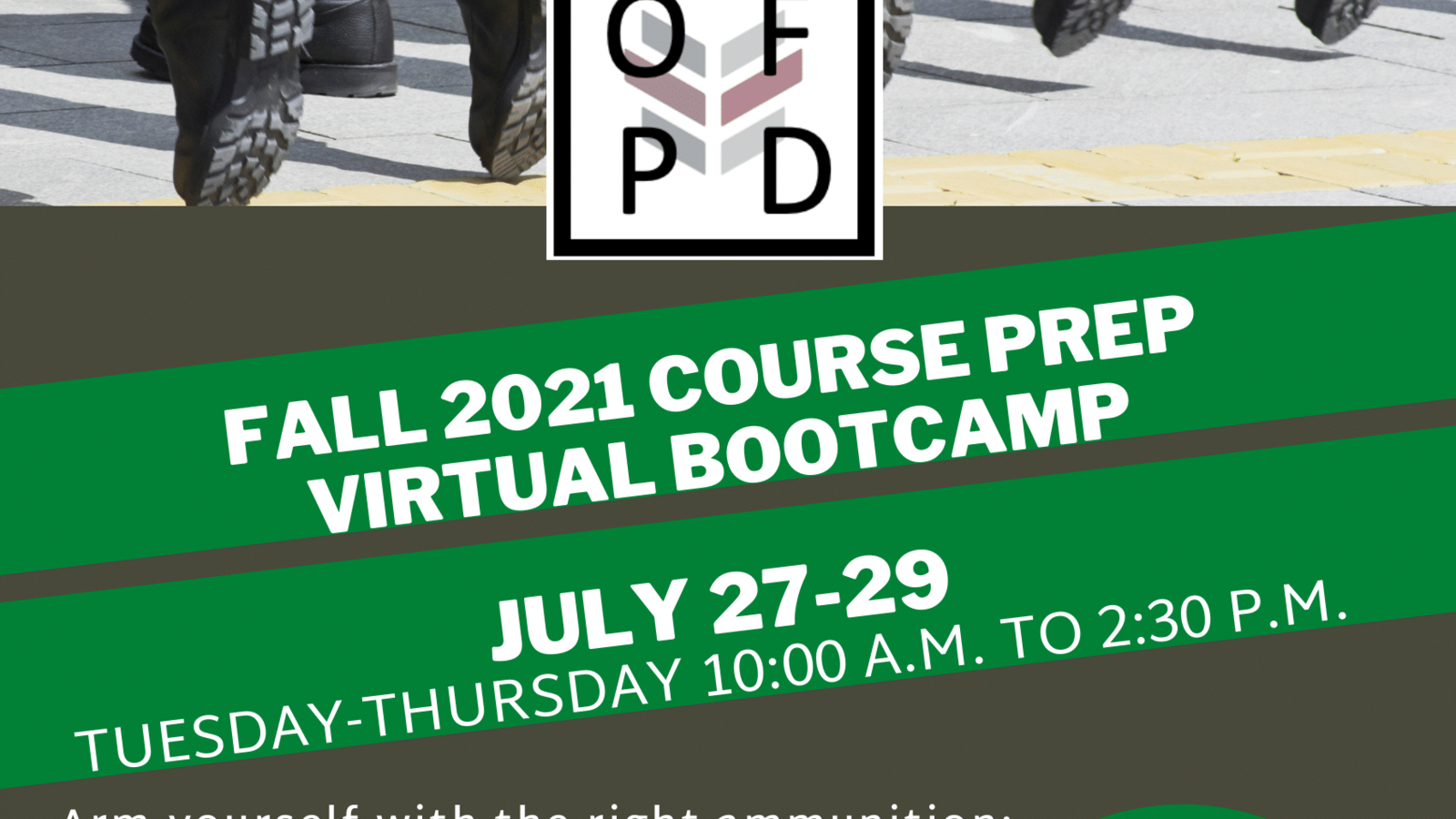 Fall 2021 Course Prep Virtual Boot Camp