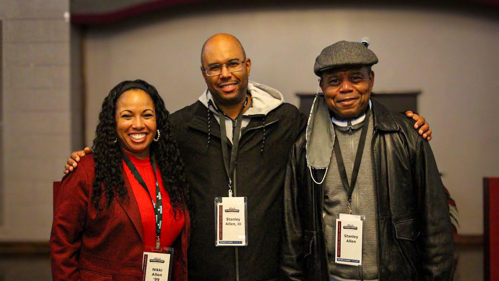 NCCU alumni posing for picture