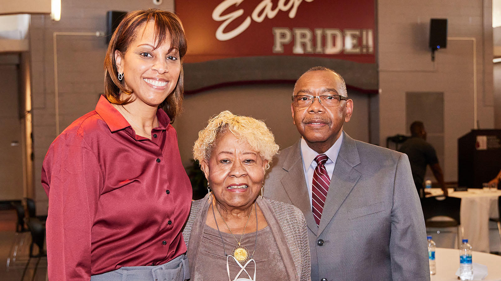 Dr. Jackson with Jenkins Foundation Chair