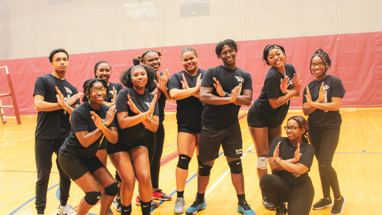 Group of Students in gym