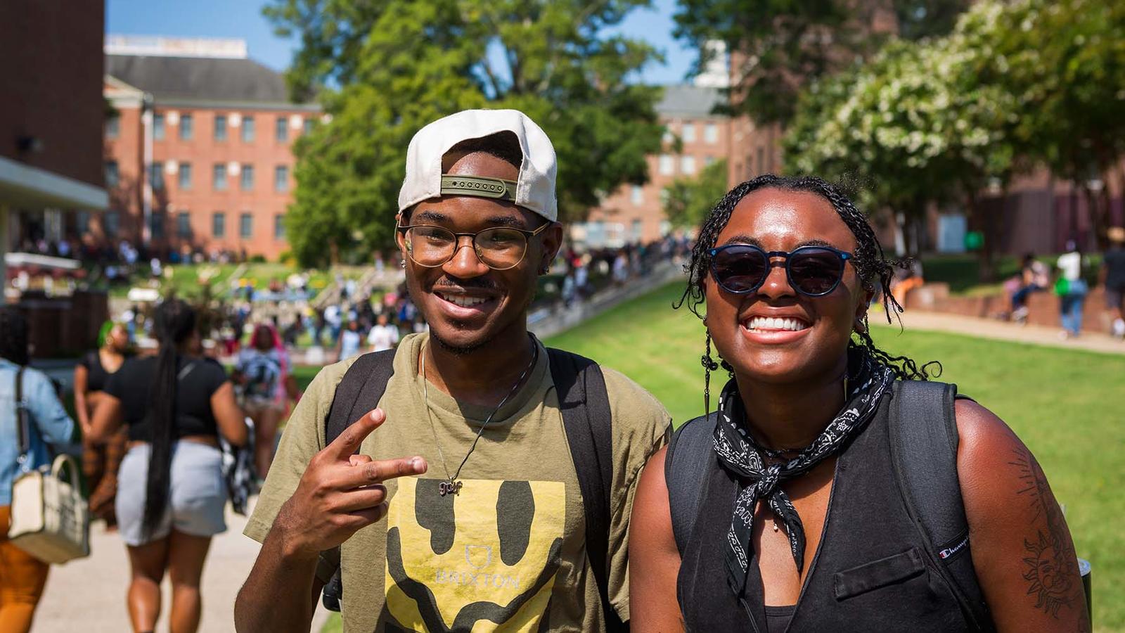 smiling students