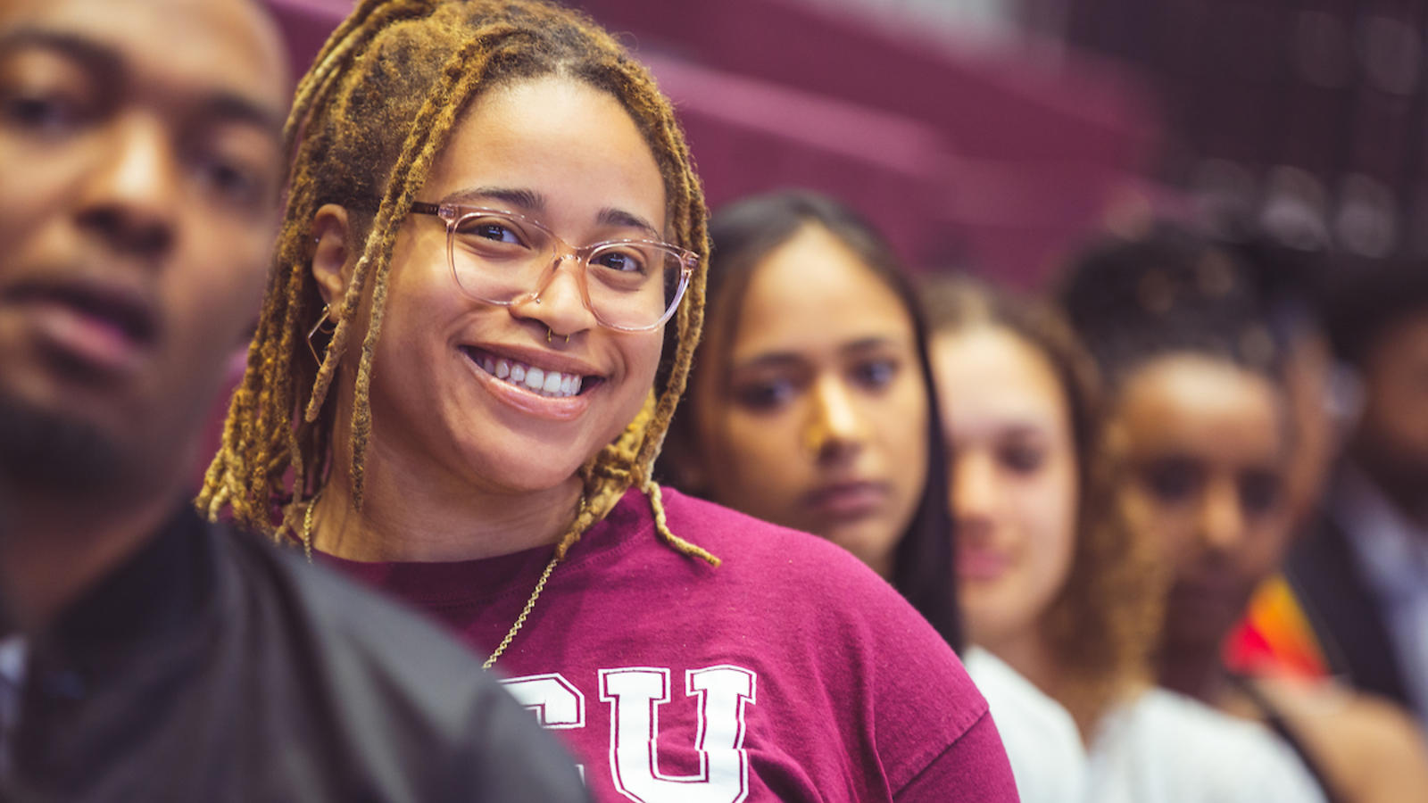 Students at convocation