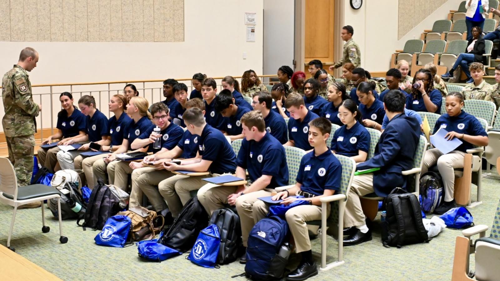 Students in class