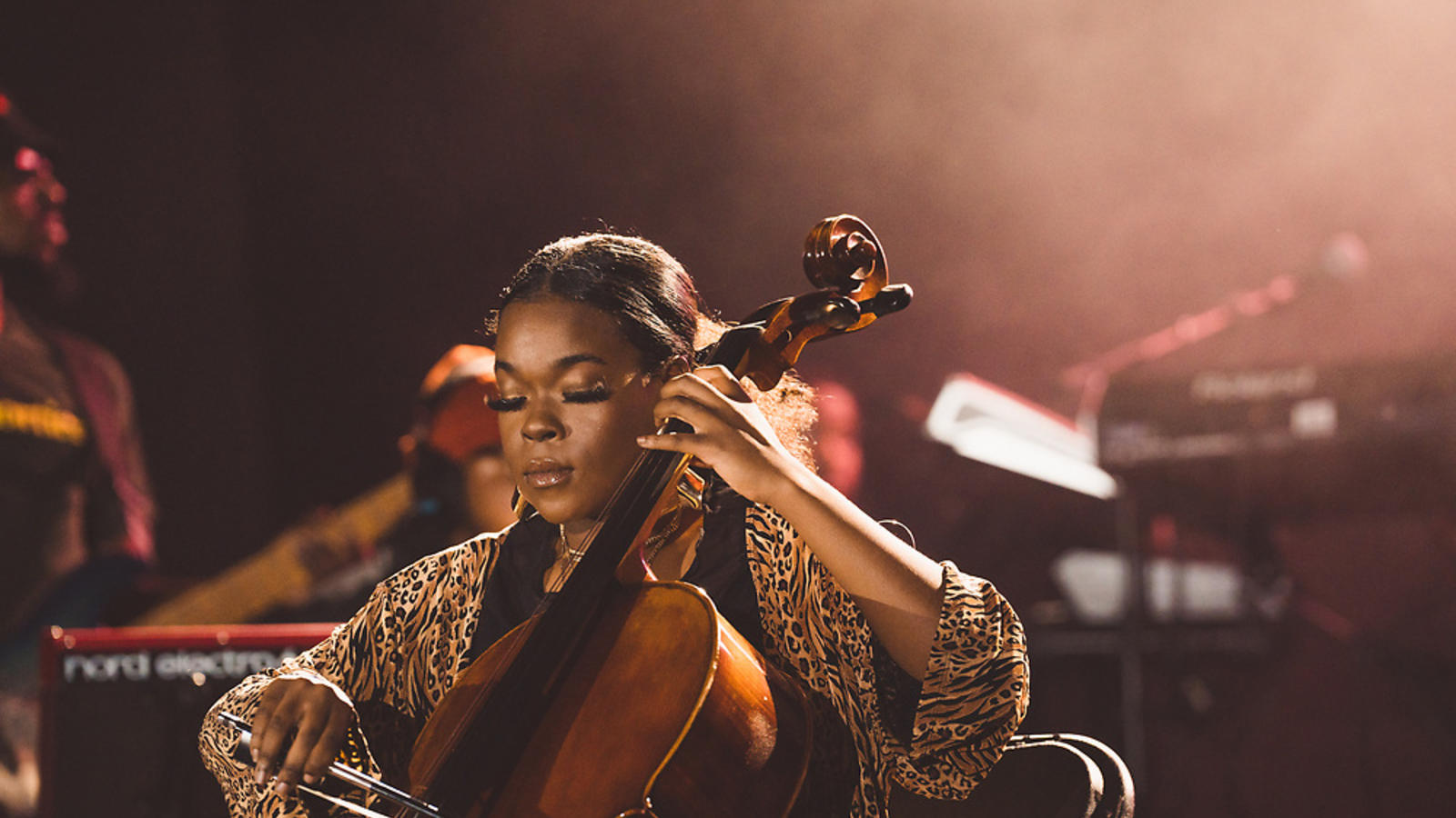 Musician on show