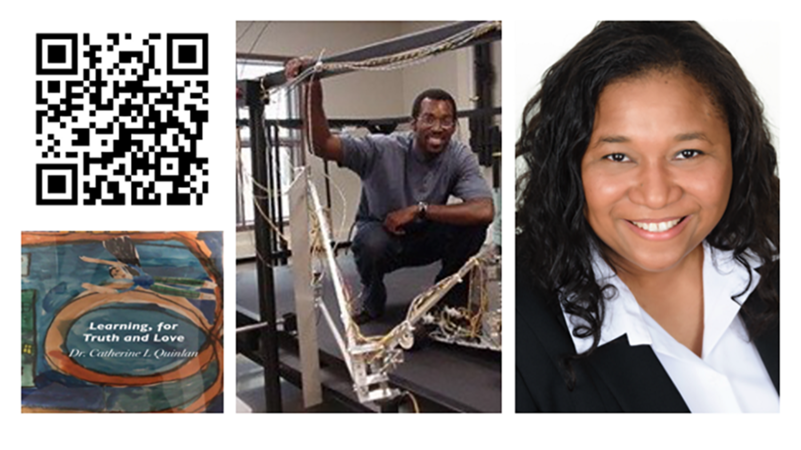 Presenter image with barcode