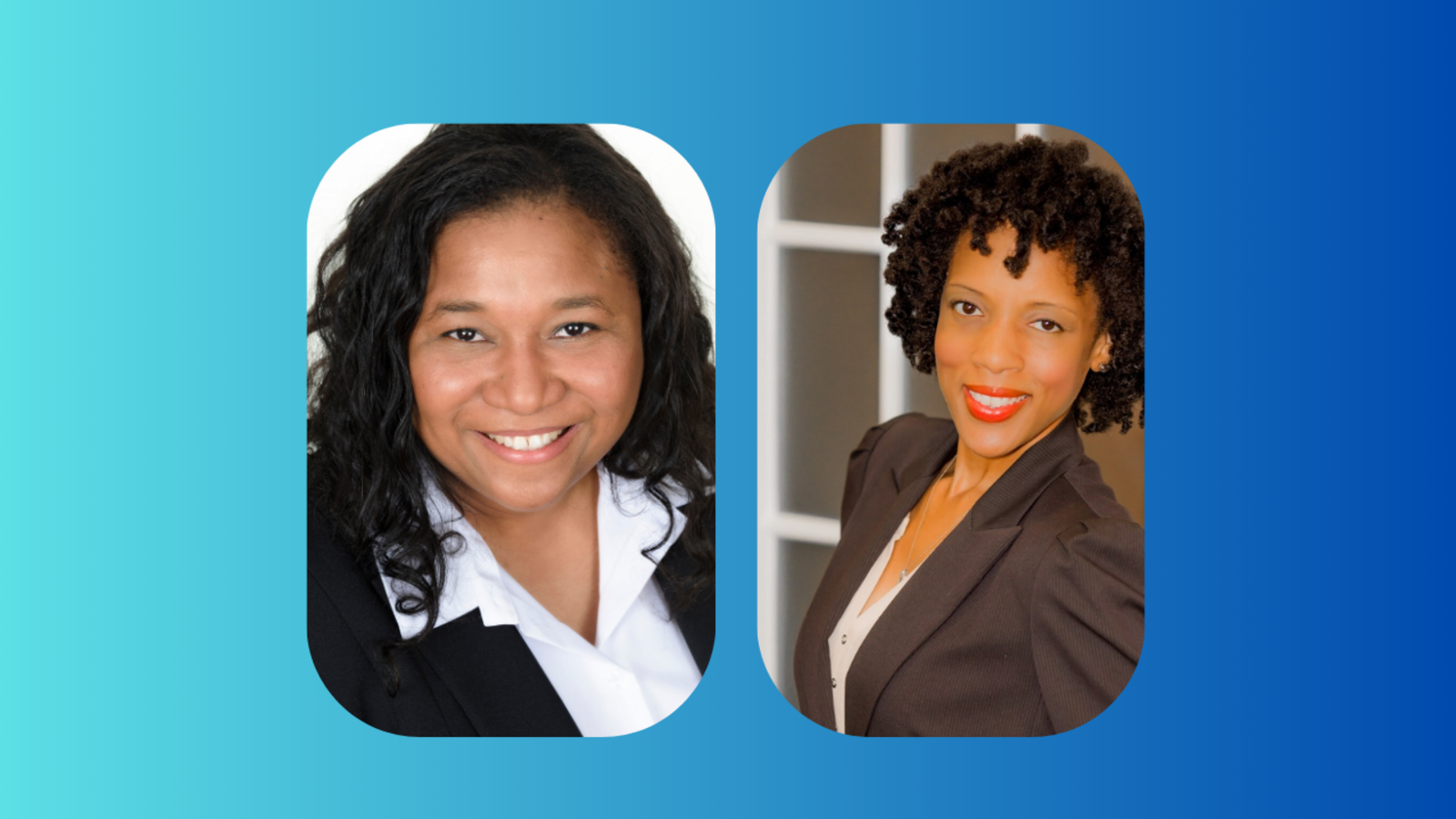 Headshots of Dr. Catherine Quinlan and Dr. Gishawn Mance.
