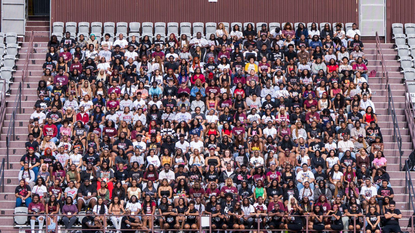 Group photo of students who are members of class of 2029