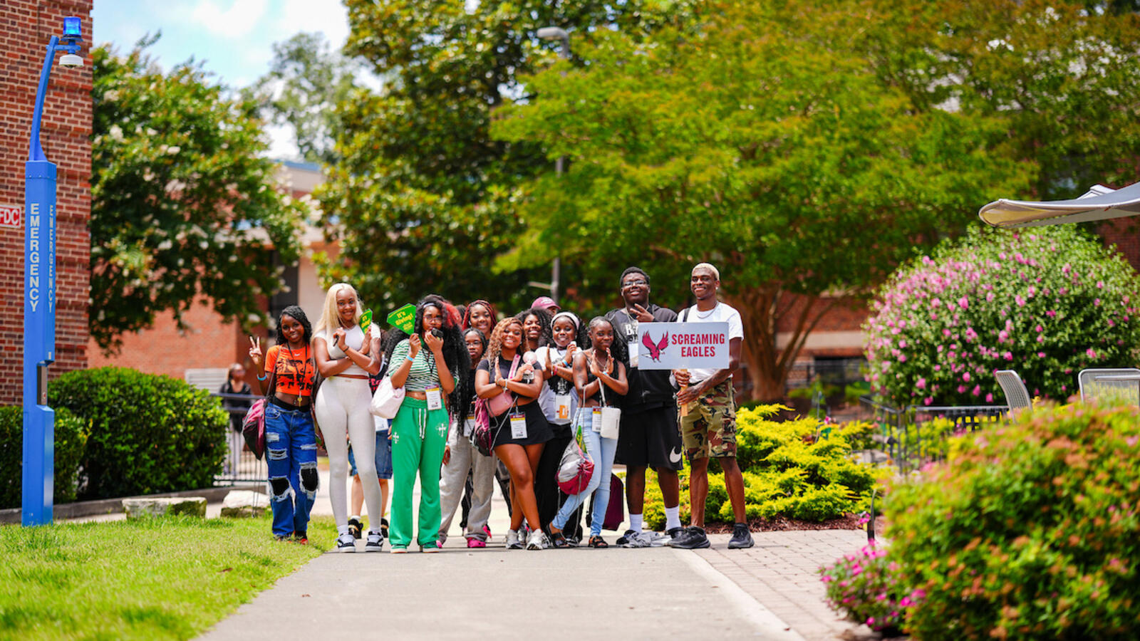 A group of NCCU alumni attending an event