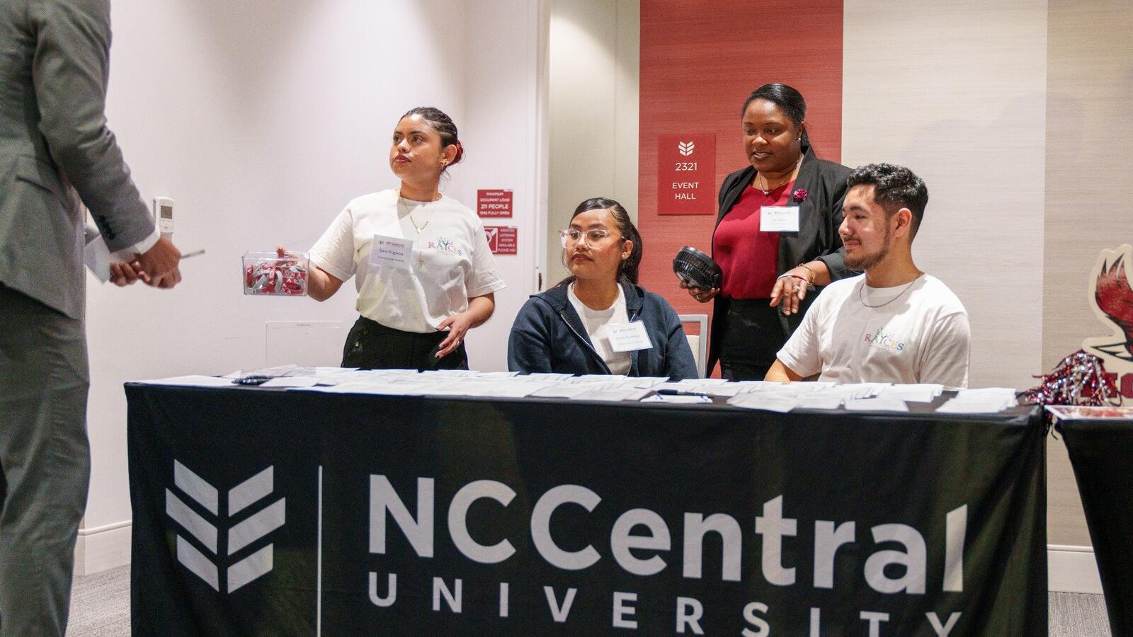 Students at Event Table