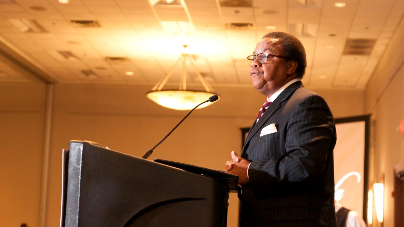 Man Giving Speech
