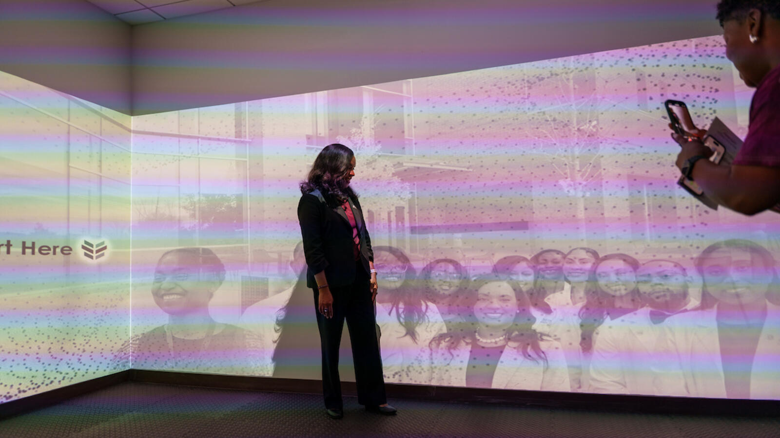 Chancellor Dixon and Nursing Immersive Interactive Room