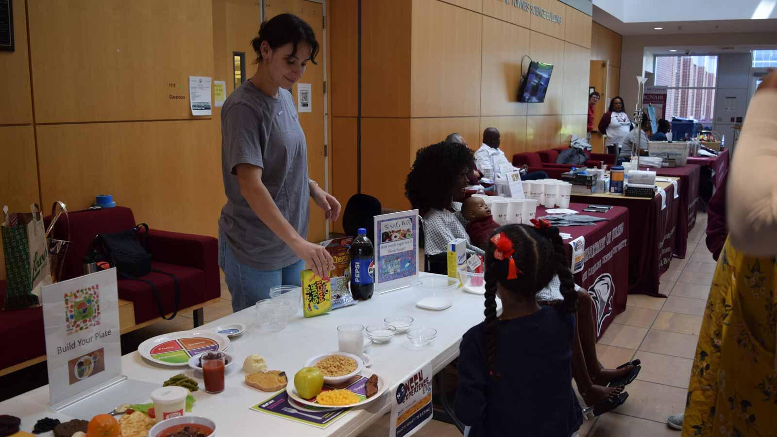nutrition clinic at an event