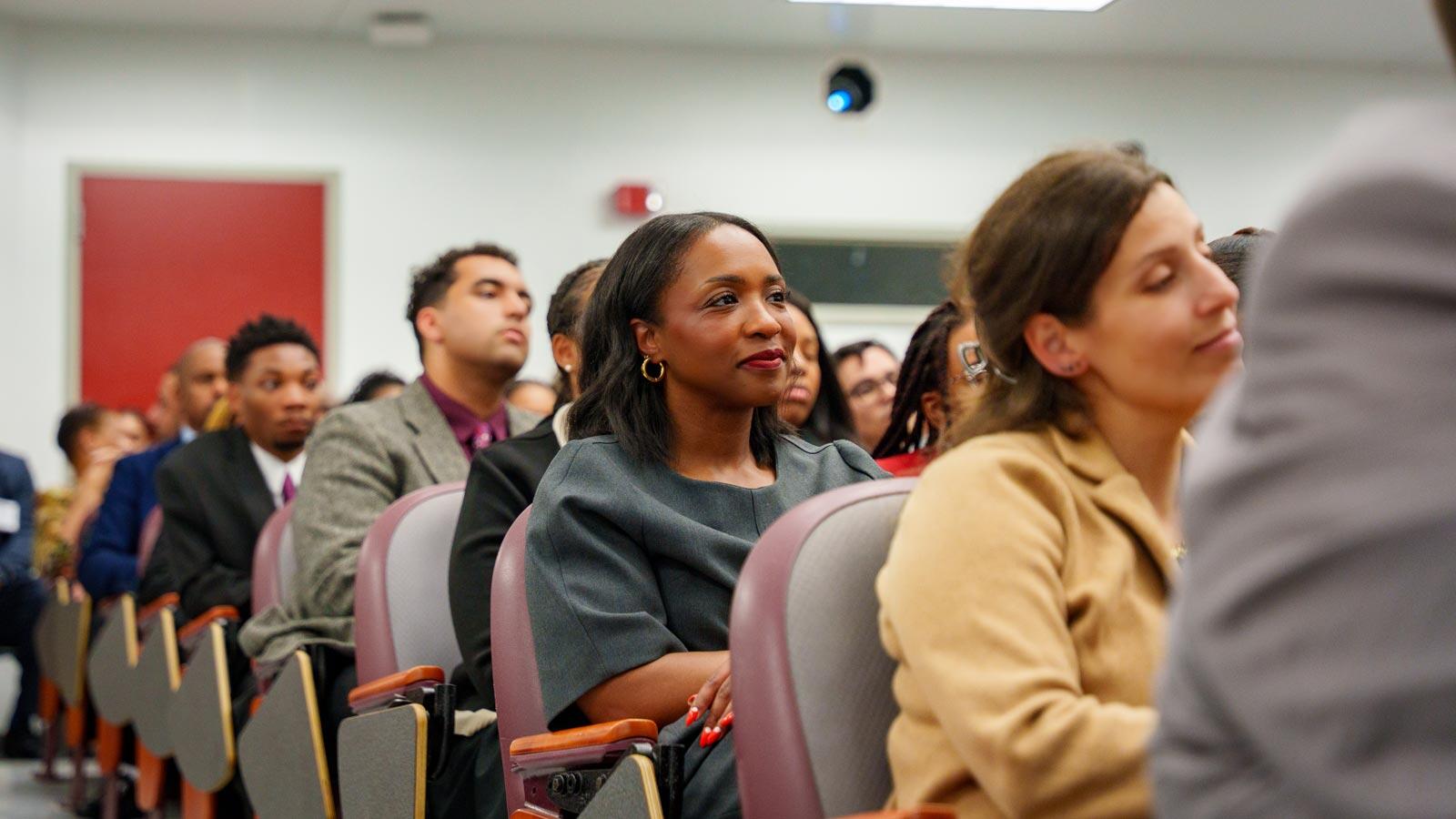 School of Law graduates at pinning ceremony