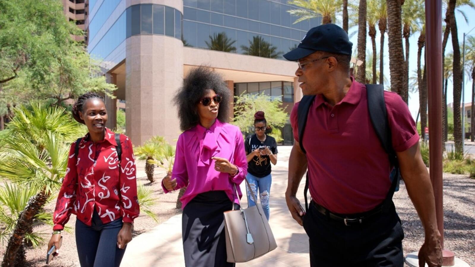 IHSEM team walking together