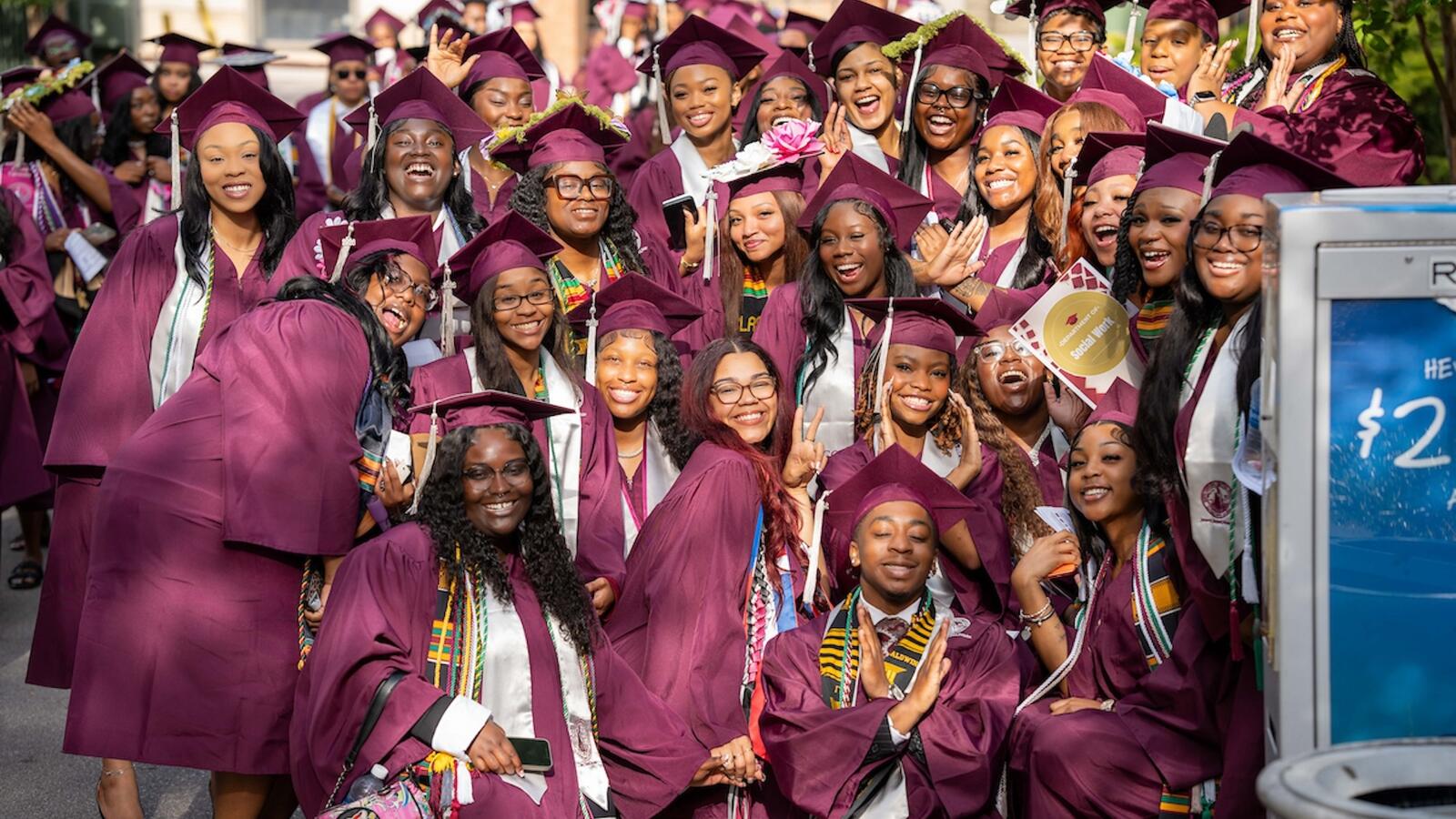 NCCU Class of 2026 in regalia