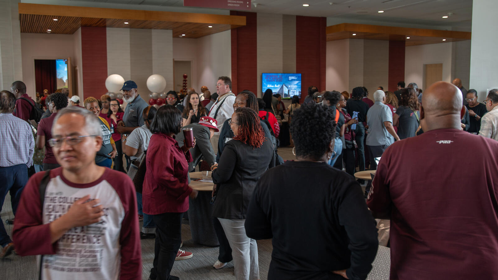 a group touring the School of Education