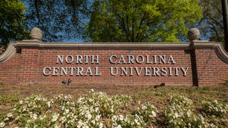 NCCU Landscape Sign