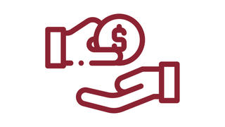 Hands and Money Icon