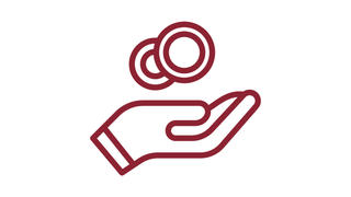 Hand with Money Icon